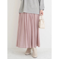 サテンギャザースカート