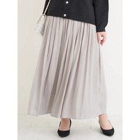 サテンギャザースカート