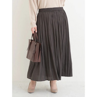 サテンギャザースカート