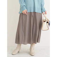 サテンギャザースカート