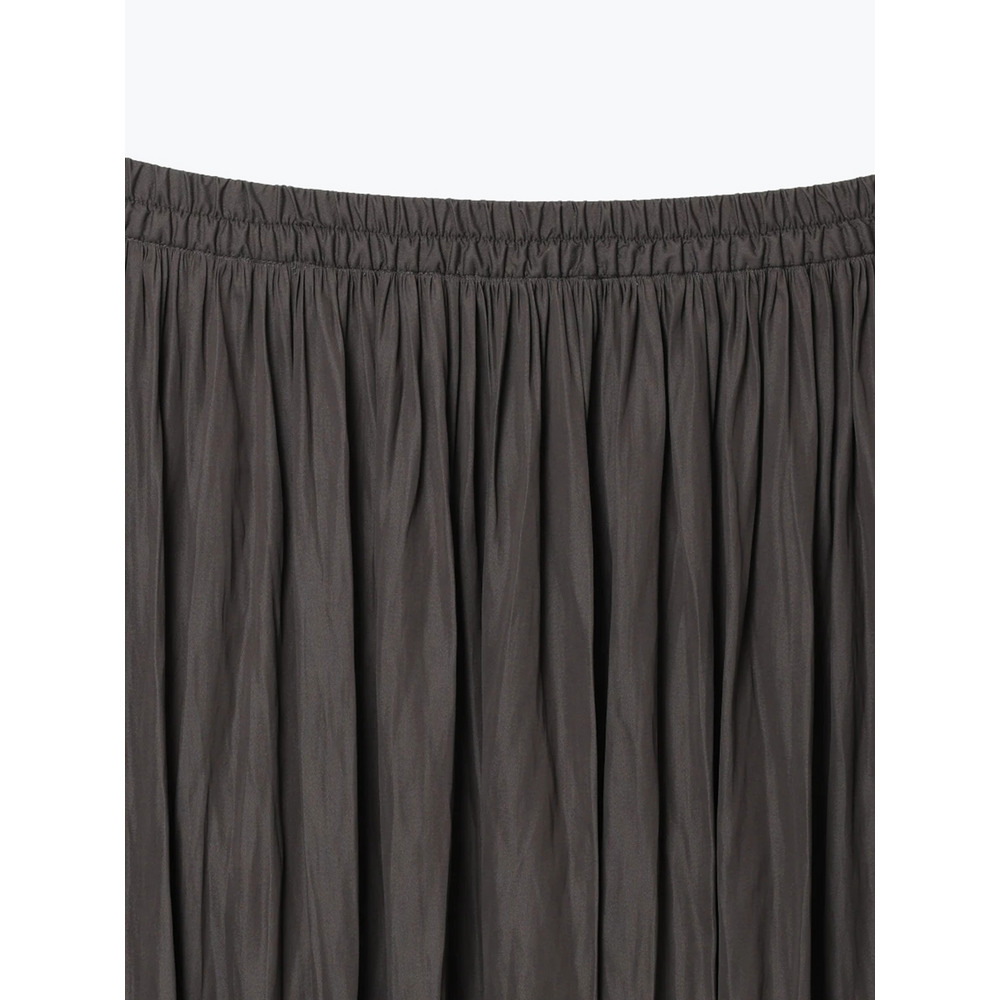 サテンギャザースカート6