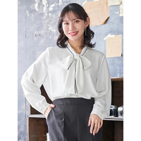 【正解ブラウス】 リボンタイブラウス