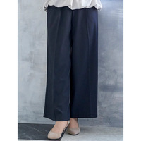 【ストレッチツイル】ワイドパンツ(セットアップ可)