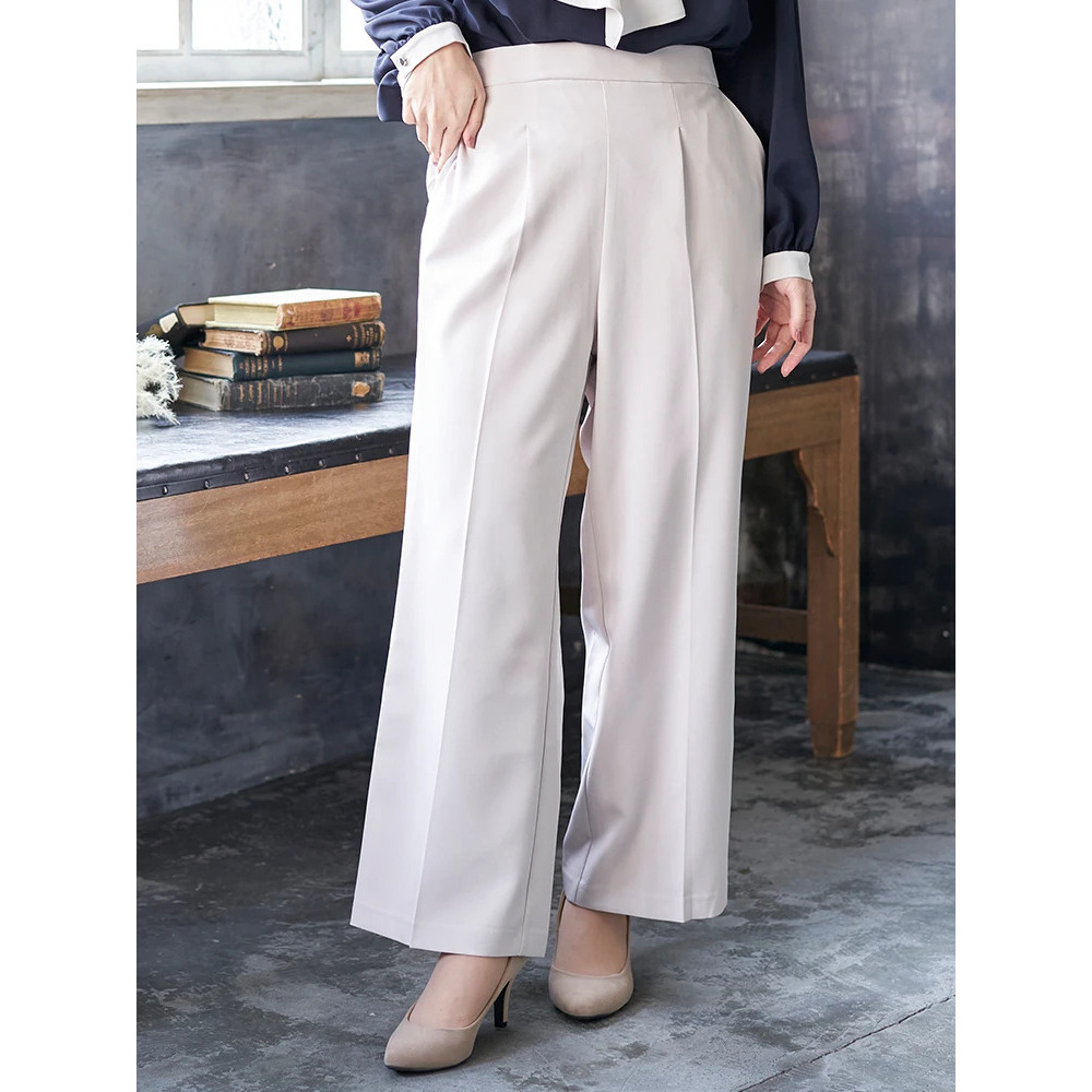 【マルチストレッチ】ストレートパンツ（セットアップ可)