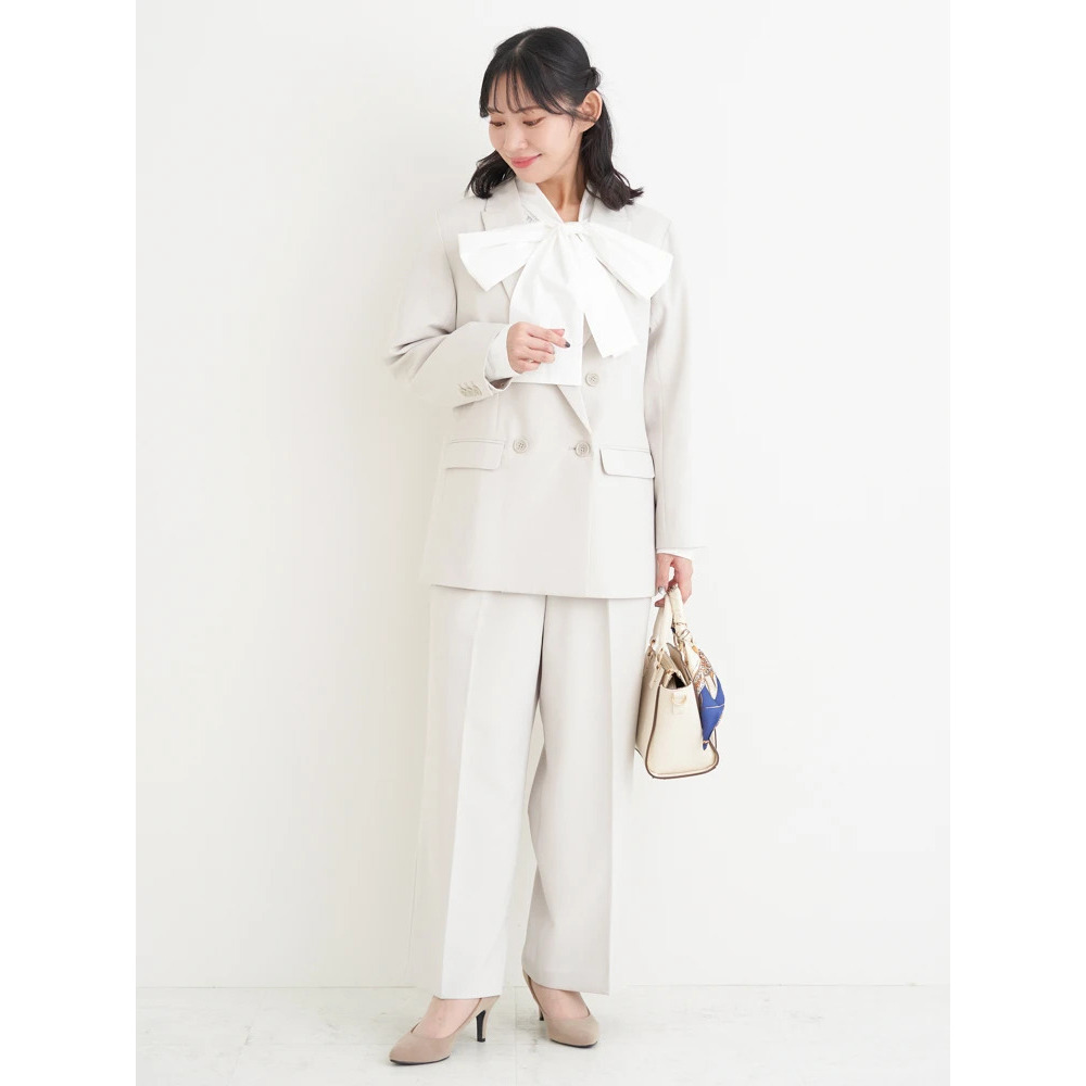 【Wクロス】ワイドパンツ(セットアップ可)15