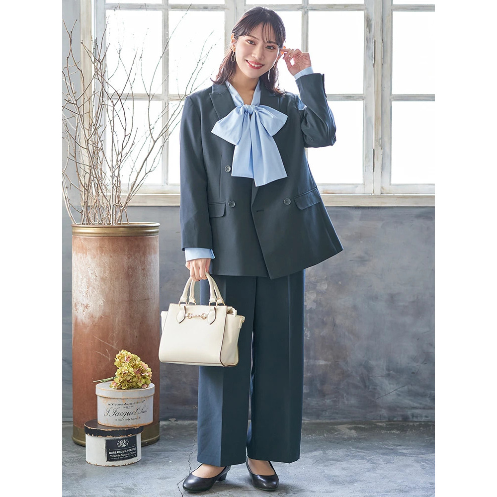 【Wクロス】ワイドパンツ(セットアップ可)25