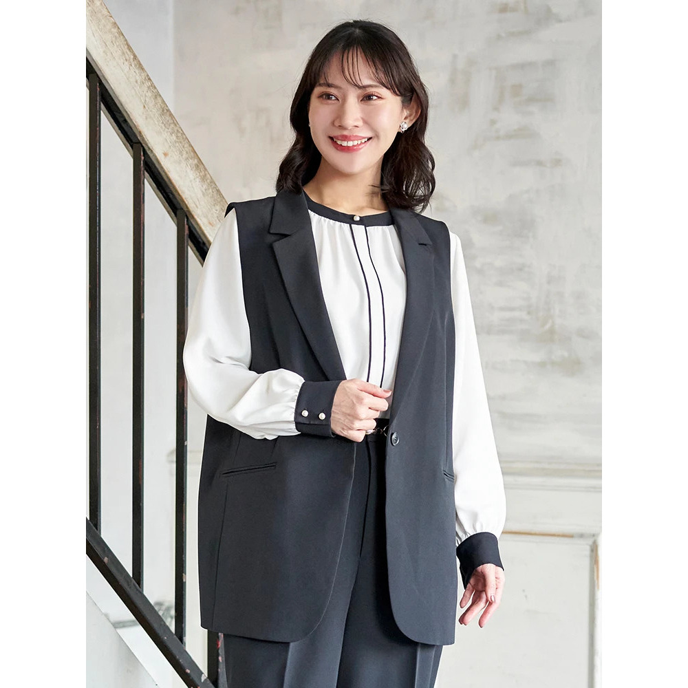 【Wクロス】テーラードベスト(セットアップ可)3