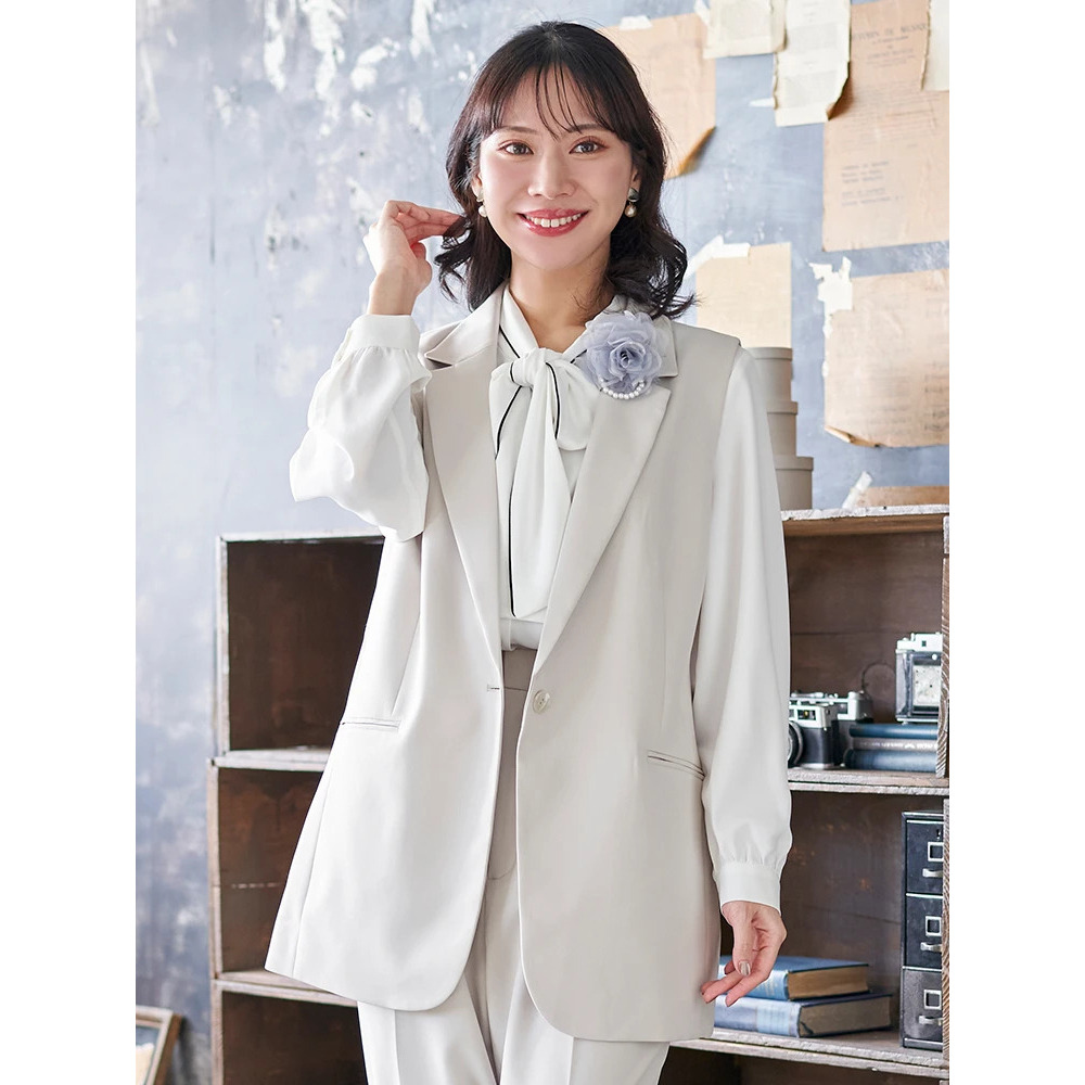 【Wクロス】テーラードベスト(セットアップ可)1