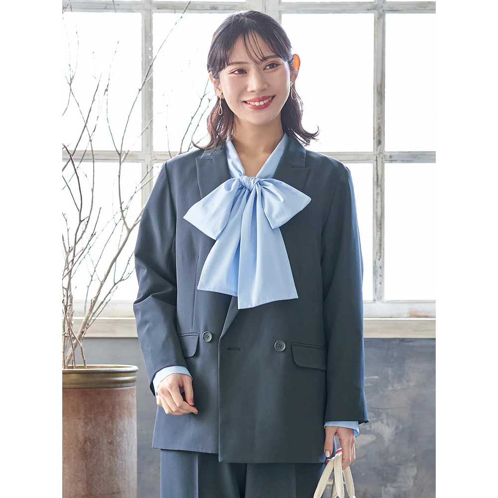 【Wクロス】Wボタンテーラードジャケット(セットアップ可)2