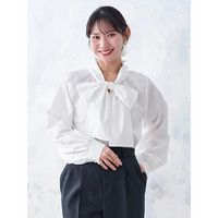 BIGリボンボウタイブラウス