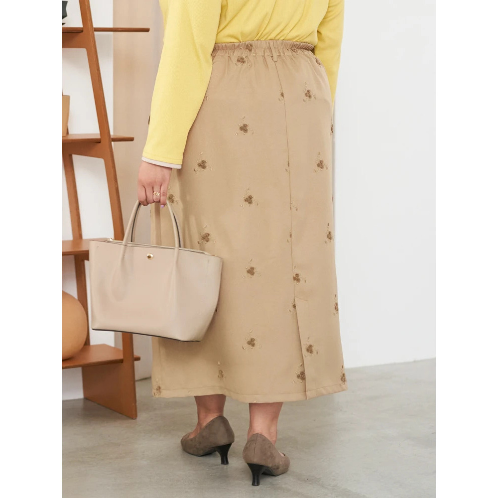 【Sasaki Mikiコラボ】フラワー刺繍ナロースカート14