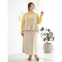 【Sasaki Mikiコラボ】ペプラムジャンパースカート