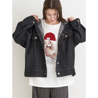 フード付きデニムジャケット