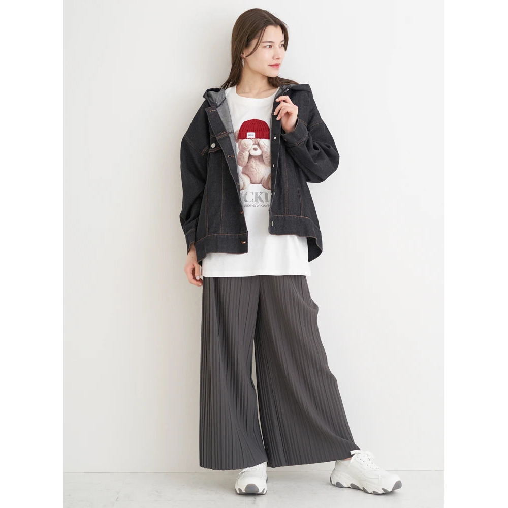 フード付きデニムジャケット14