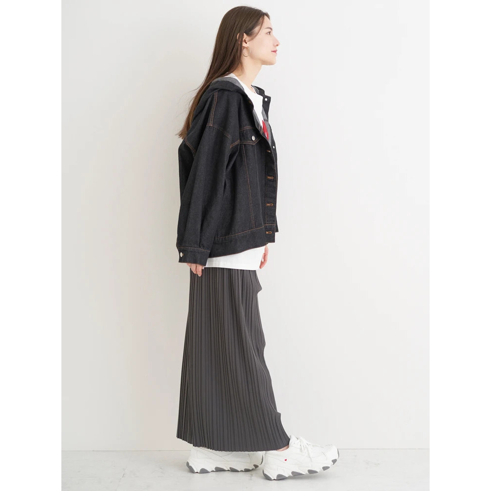 フード付きデニムジャケット15