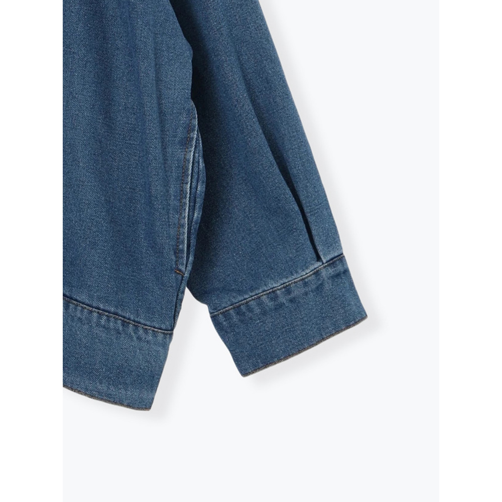 フード付きデニムジャケット21