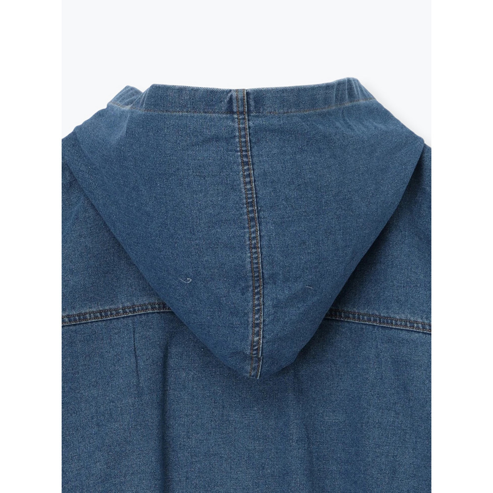 フード付きデニムジャケット23