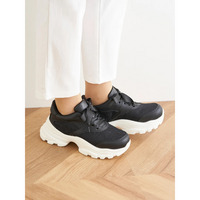 【masyugirl/マシュガール】フラワーレース厚底スニーカー