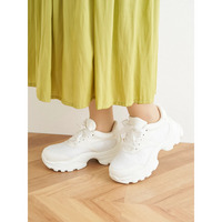 【masyugirl/マシュガール】フラワーレース厚底スニーカー