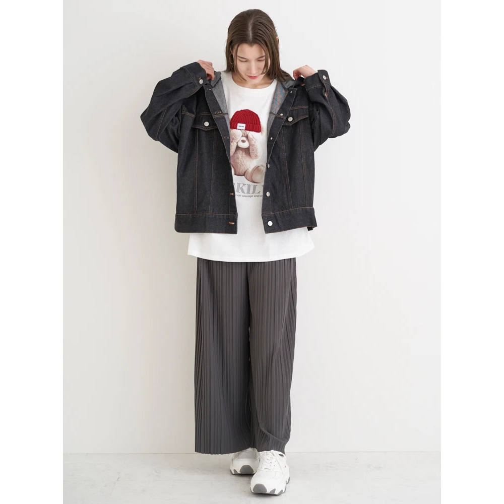 ランダムプリーツパンツ22