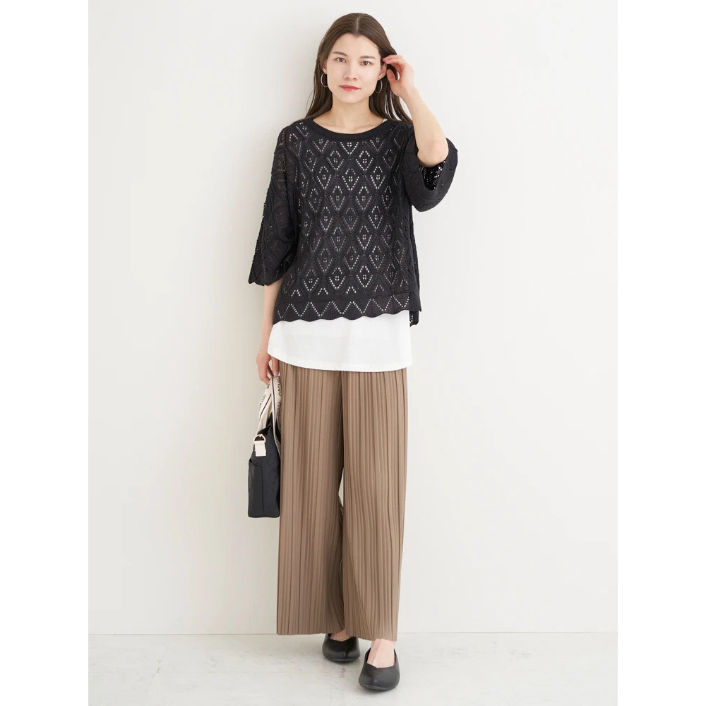 ランダムプリーツパンツ4