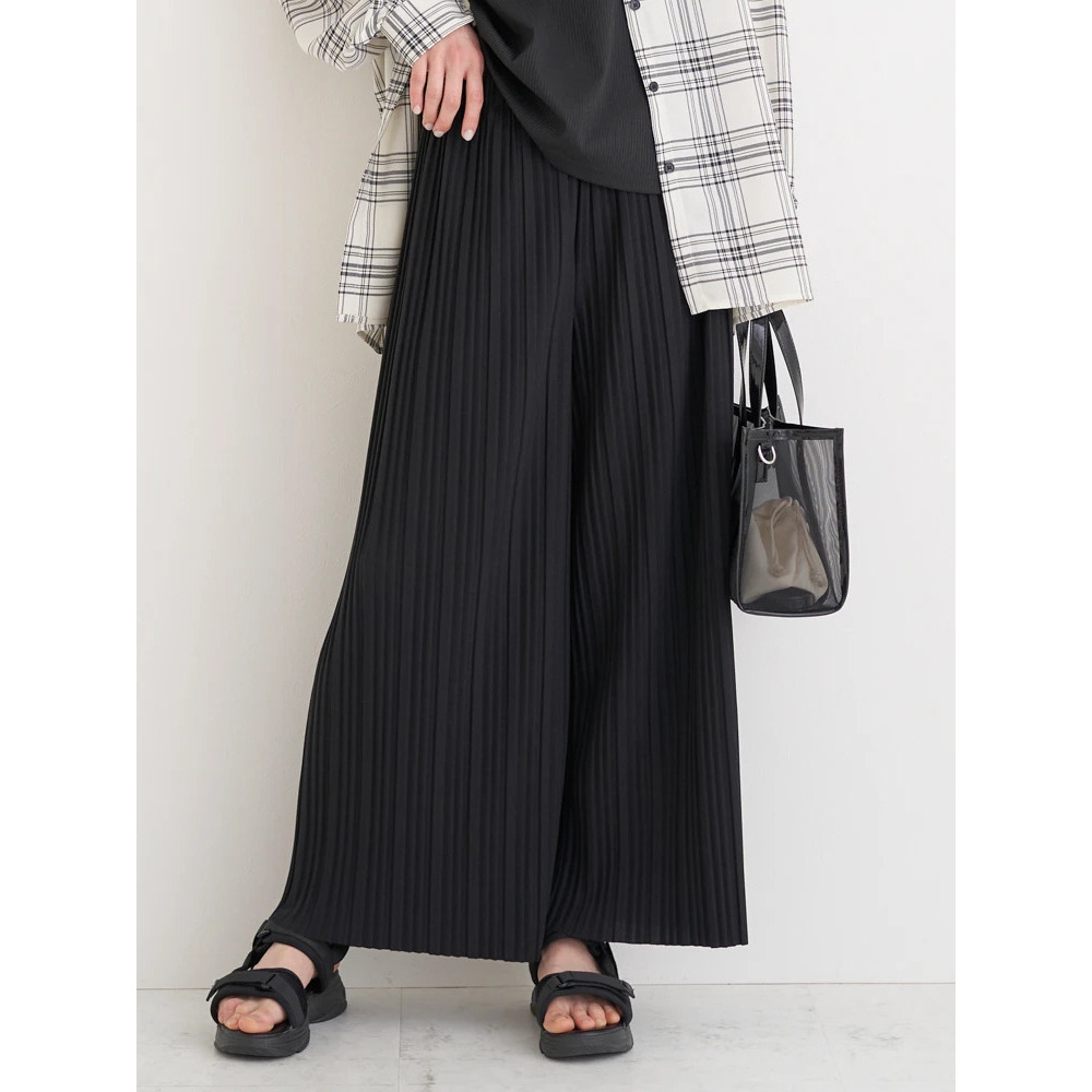 ランダムプリーツパンツ1