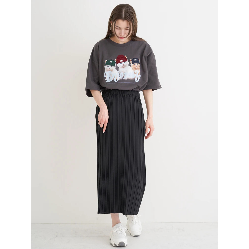 プリーツナロースカート24