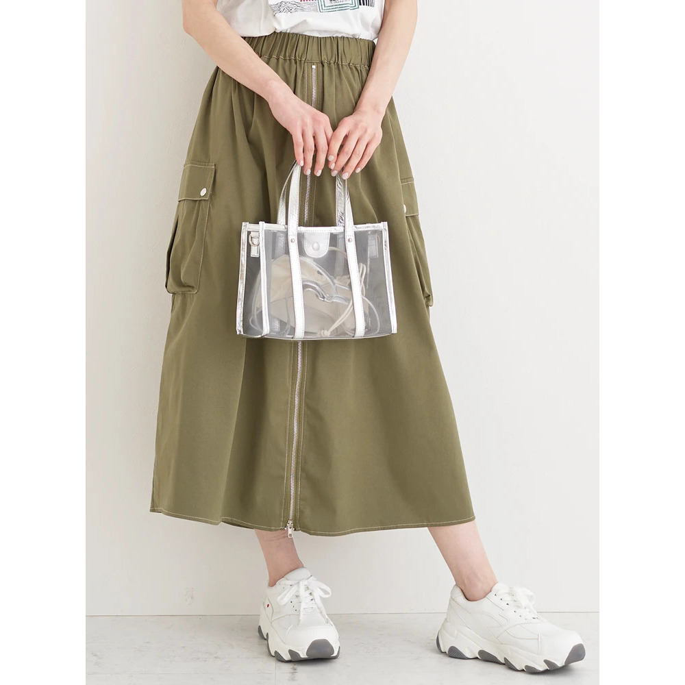 センターZIPカーゴスカート