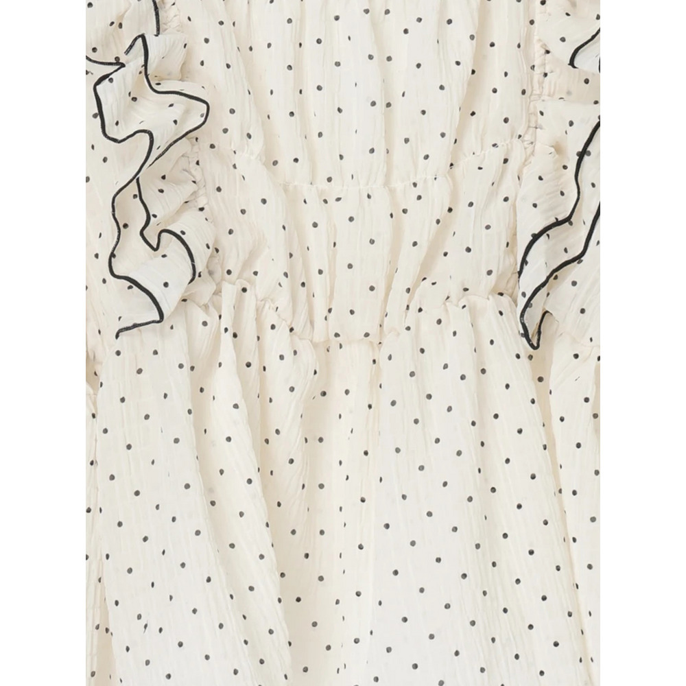 【WEB限定】シアーシャーリングフリルブラウス(無地・ドット柄)22