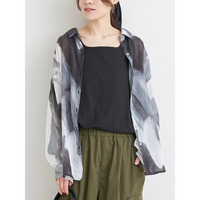 [SET]ぼかし柄シアーシャツ×タンクトップ