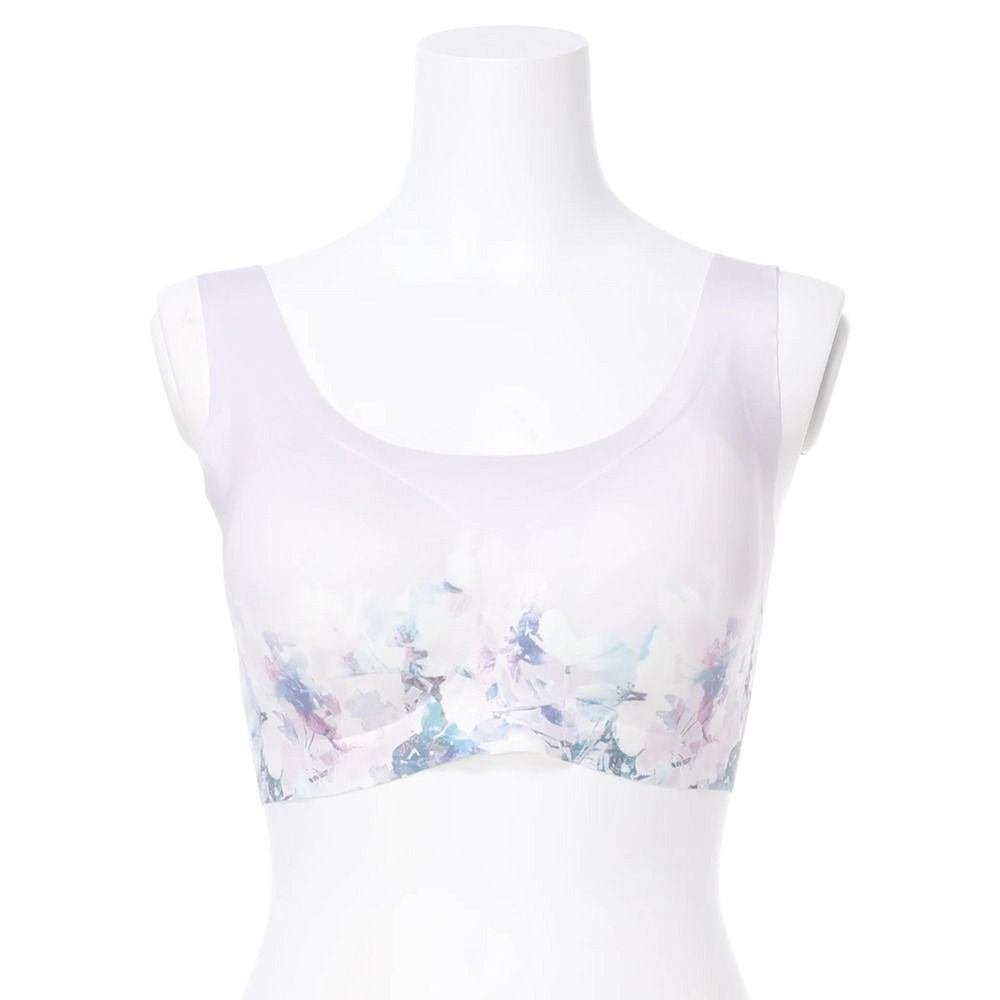 花柄ノンワイヤーブラ