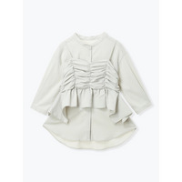 【WEB限定】[SET]ノーカラーシャツ×ビスチェ