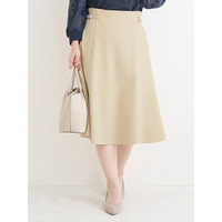 サイドバックルミディ丈スカート