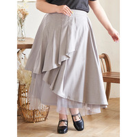 【Kannaコラボ】プリーツ×チュールラッフルスカート