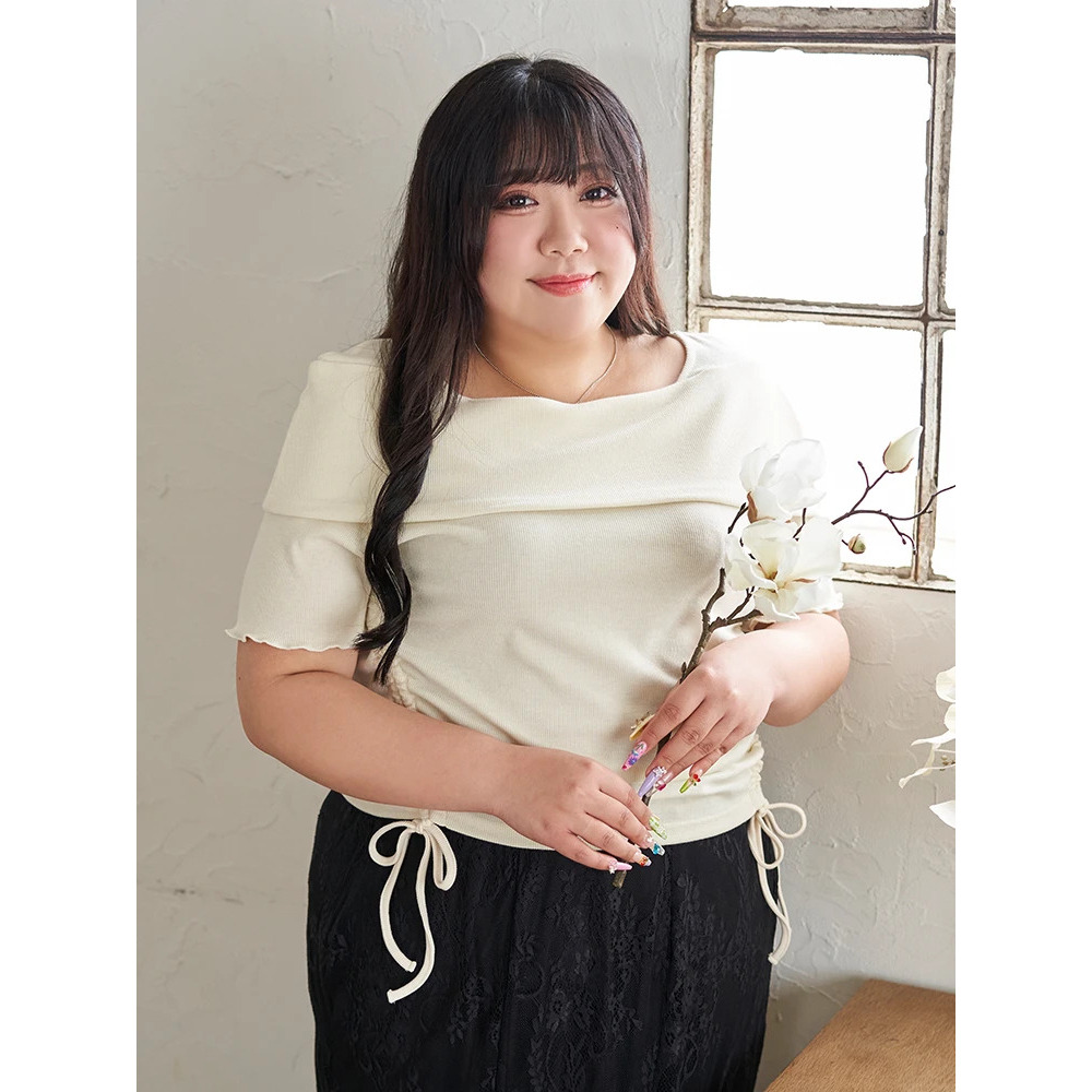 【Kannaコラボ】オフショルドロストプルオーバー