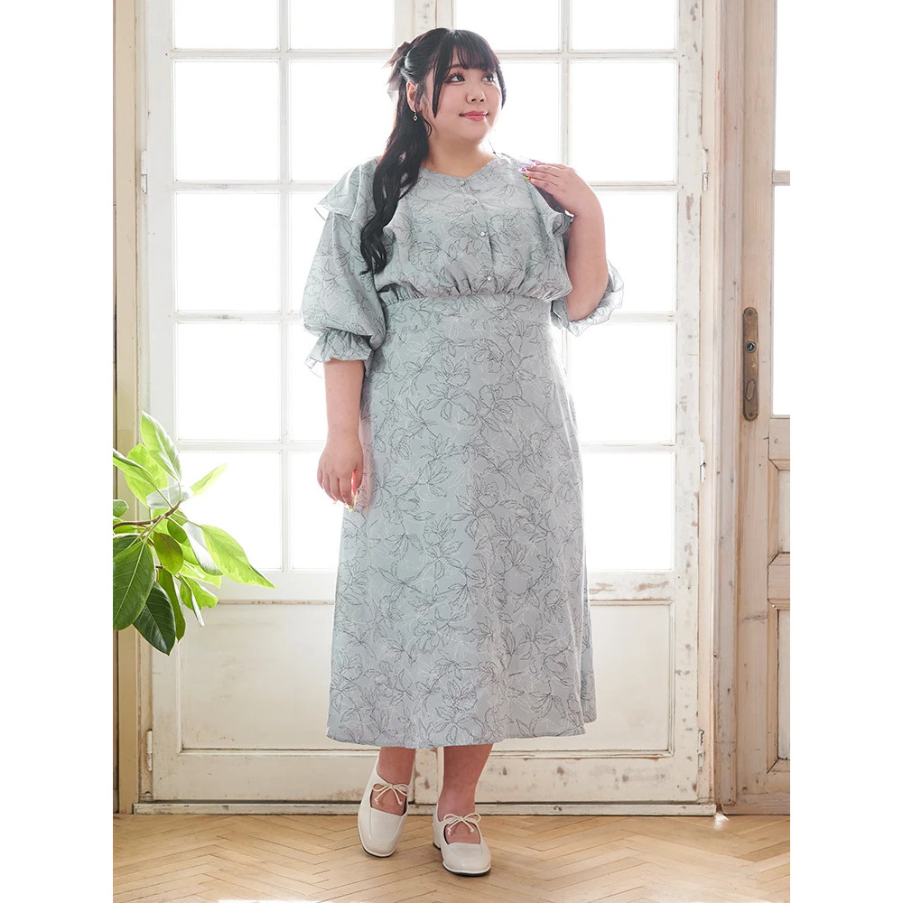 【Kannaコラボ】花柄ワンピース