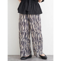 【セルフカット可能】アソート柄プリーツパンツ