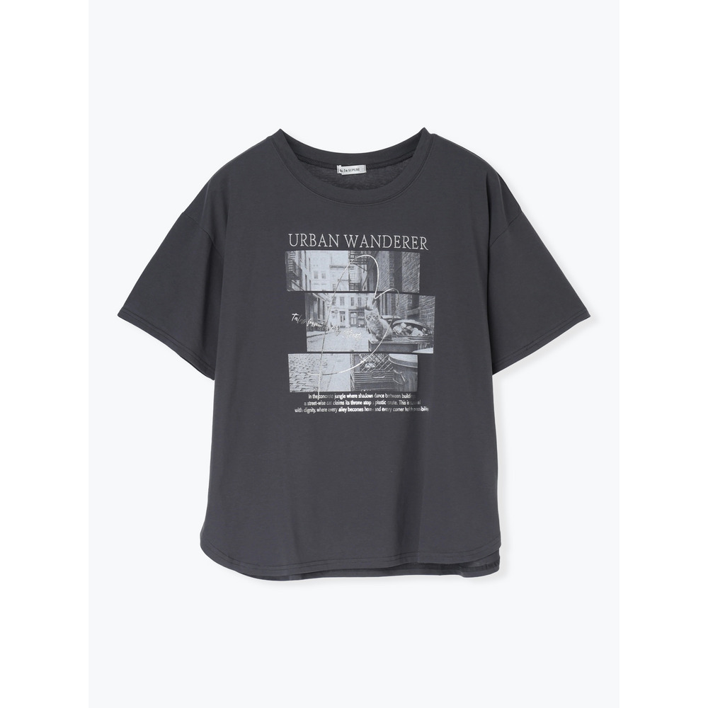 【キレサラ 機能Tシャツ】キャットフォトプリントTシャツ1