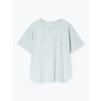 【キレサラ 機能Tシャツ】ラインストーンロゴTシャツ