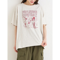 手書き風刺繍Tシャツ