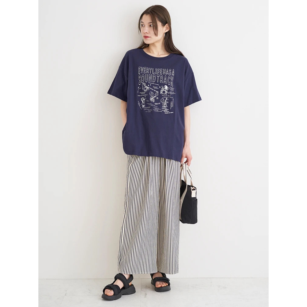 手書き風刺繍Tシャツ12