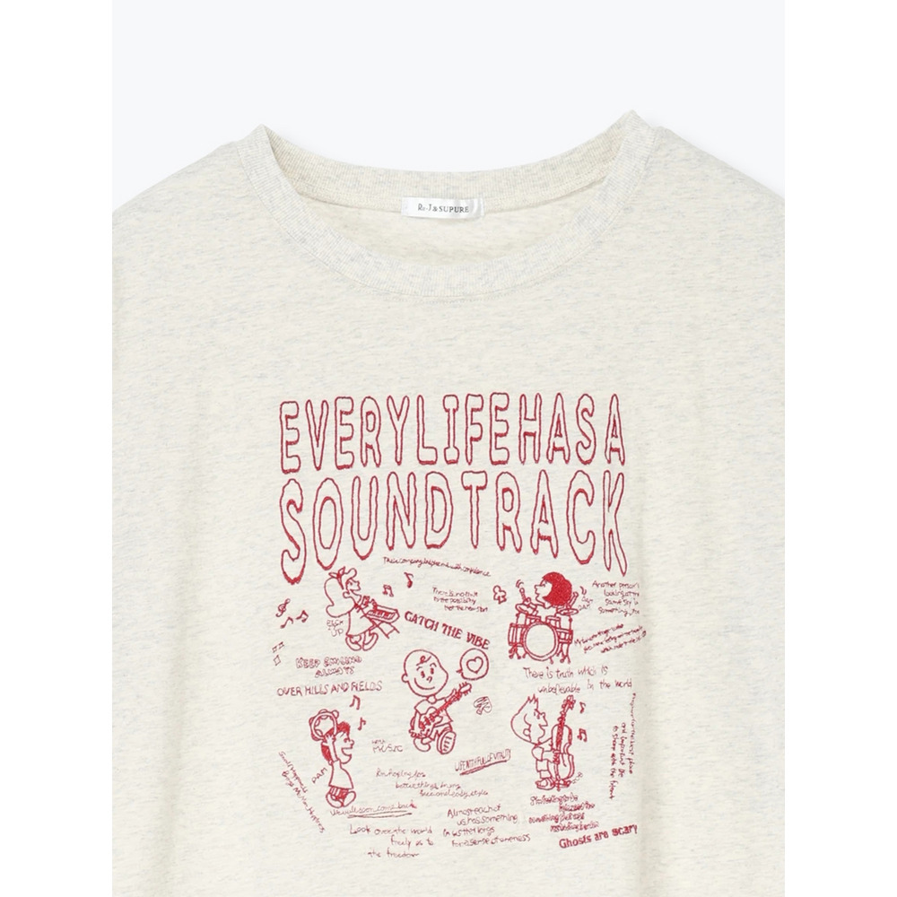 手書き風刺繍Tシャツ18