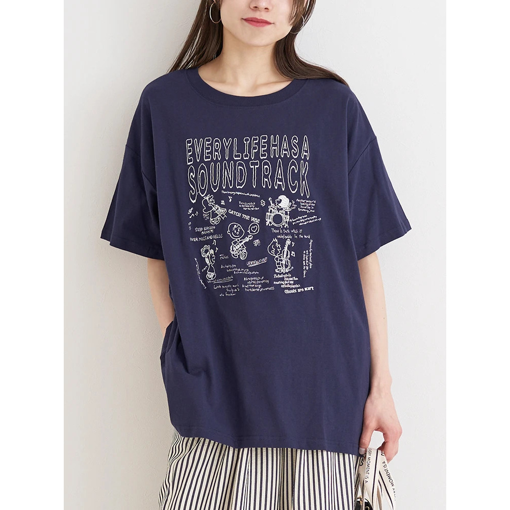 手書き風刺繍Tシャツ6