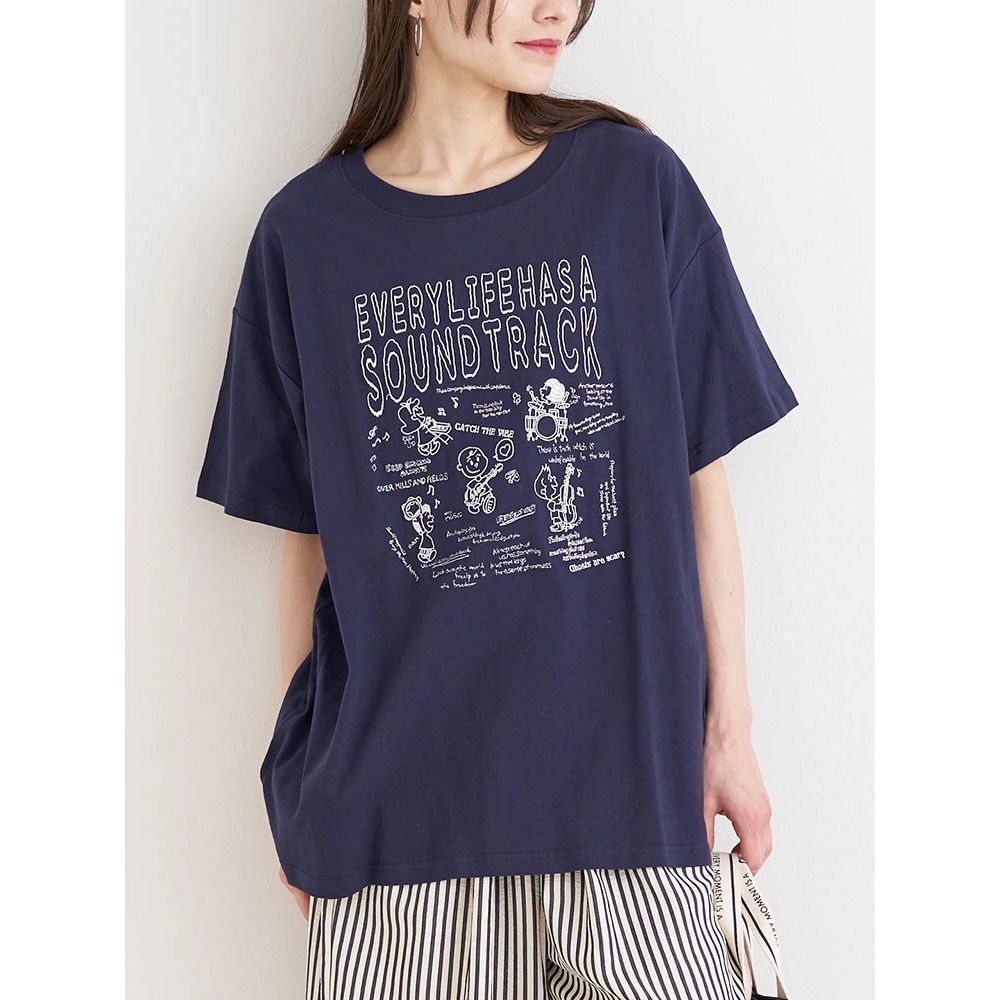 手書き風刺繍Tシャツ7