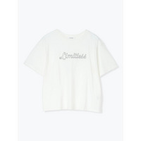 【接触冷感】ロゴ刺繍Tシャツ