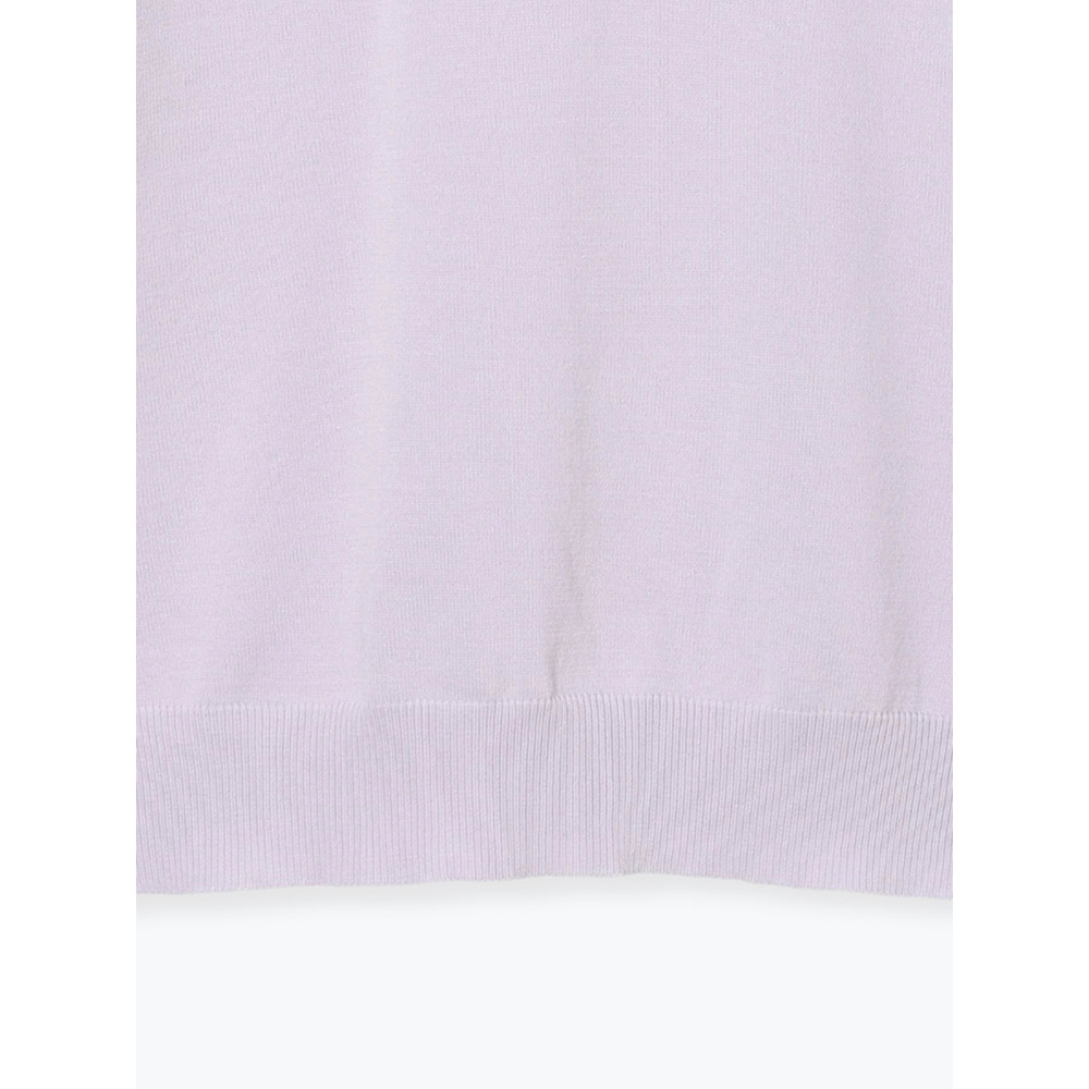 【抗ピル】リネンライクレース襟ニットトップス28