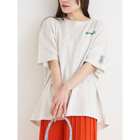 ウサギラメ発泡プリントTシャツ