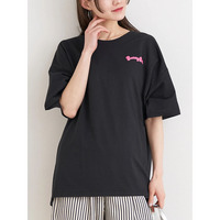 ウサギラメ発泡プリントTシャツ