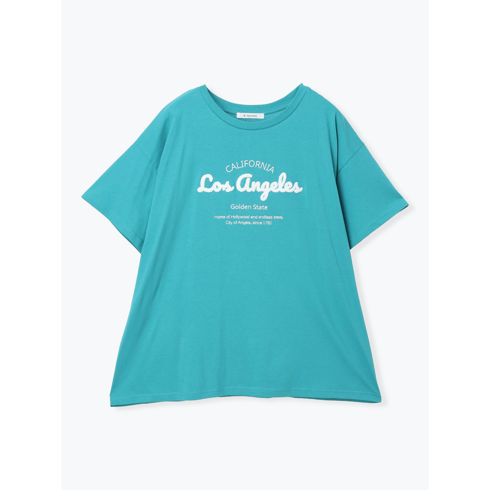 【接触冷感】サガラ刺繍ロゴTシャツ1