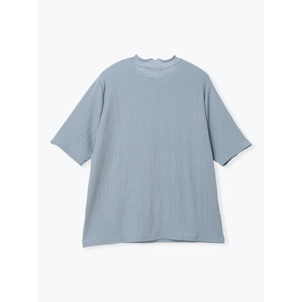 カットシャーリングプチハイネックトップス2